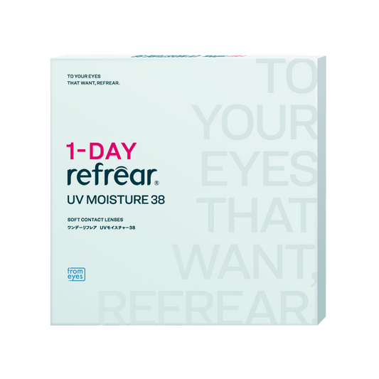 ワンデー リフレア 38 UV 1箱30枚入り モイスチャー クリア コンタクト 1箱送料無料 1DAY コンタクトレンズ 1日使い捨て