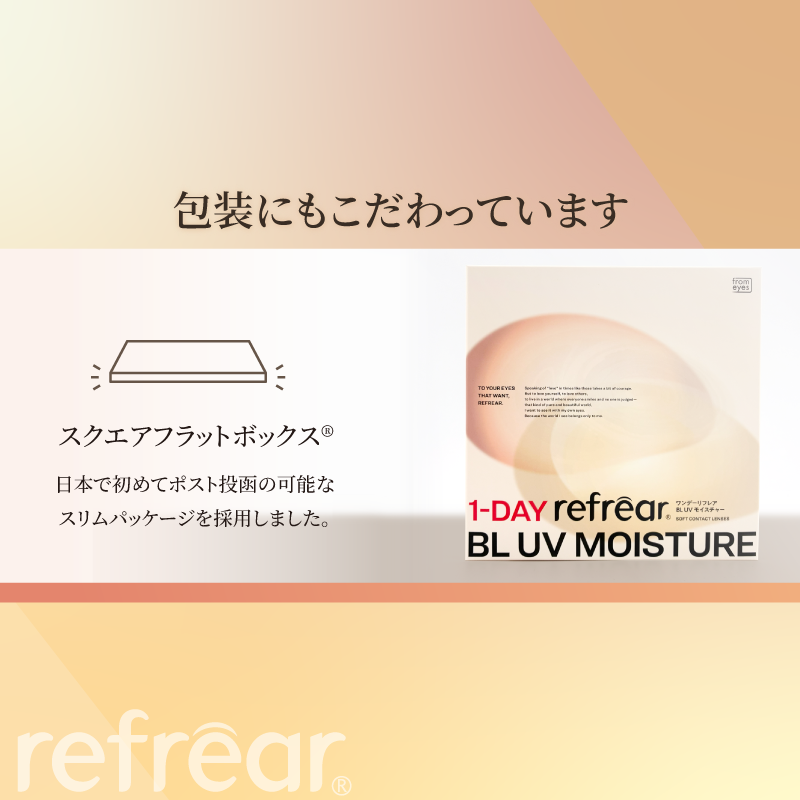 ワンデー リフレア BL 1箱30枚入り ブルーライトカット UVカット クリア コンタクト  1箱送料無料 1DAY コンタクトレンズ 1日使い捨て