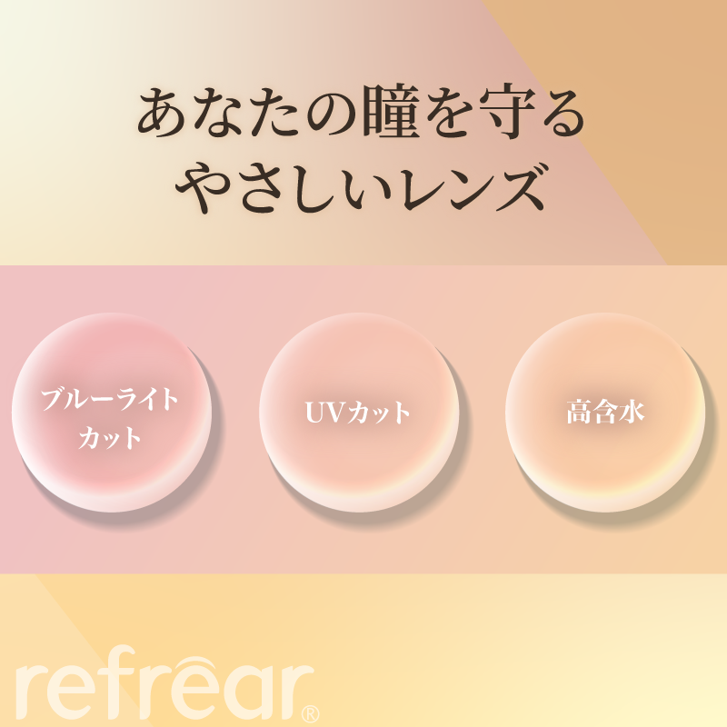 ワンデー リフレア BL 1箱30枚入り ブルーライトカット UVカット クリア コンタクト  1箱送料無料 1DAY コンタクトレンズ 1日使い捨て