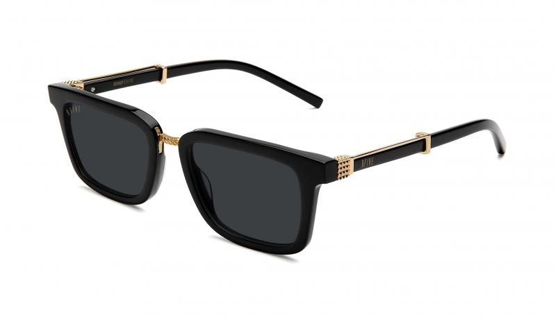 [9FIVE] 国内正規品 EYEWEAR BISHOP Black & 24K Gold Sunglasses ビショップ/ブラック&24Kゴールド / サングラス　メガネ