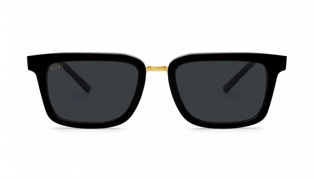 [9FIVE] 国内正規品 EYEWEAR BISHOP Black & 24K Gold Sunglasses ビショップ/ブラック&24Kゴールド / サングラス　メガネ